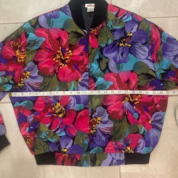 EUC Vintage Alia Floral Tropical Coat - Picture 5 of 15